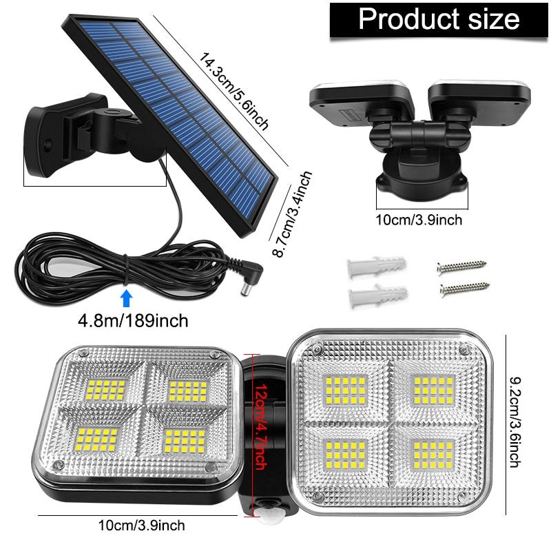 Super Bright Adjustable Solar Waterproof LED Light