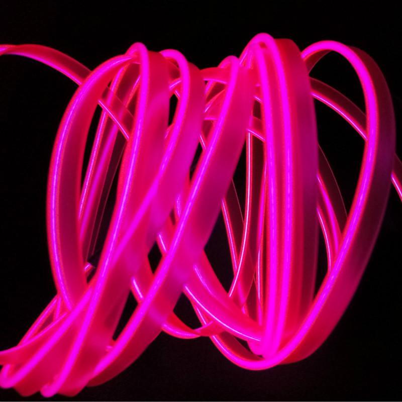Neon Light Line + 12V Cigarette lighter Drive - Indigo-Temple