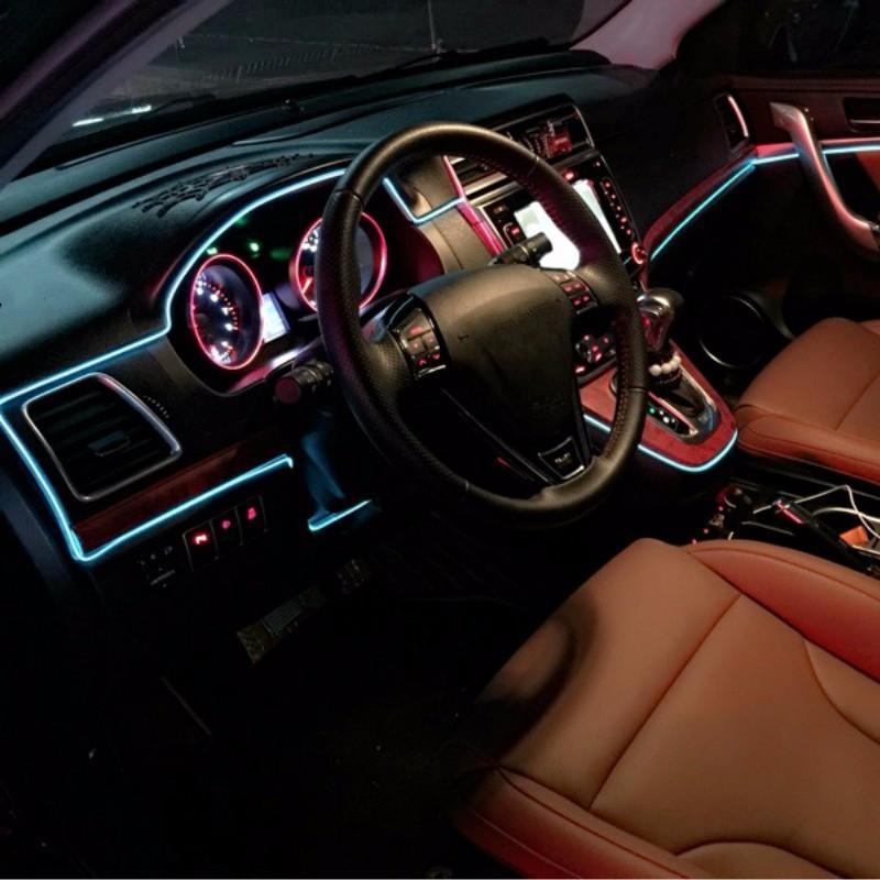 Neon Light Line + 12V Cigarette lighter Drive - Indigo-Temple
