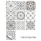 Portuguese Tiles Azulejo Decorative Stickers (10pcs)