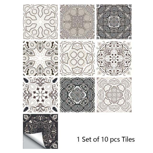 Portuguese Tiles Azulejo Decorative Stickers (10pcs)