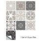 Portuguese Tiles Azulejo Decorative Stickers (10pcs)