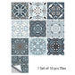 Portuguese Tiles Azulejo Decorative Stickers (10pcs)