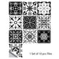 Portuguese Tiles Azulejo Decorative Stickers (10pcs)