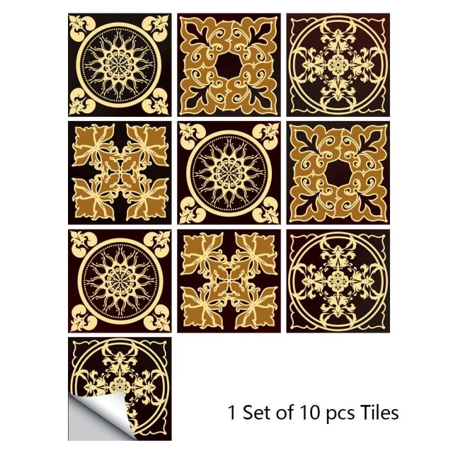 Portuguese Tiles Azulejo Decorative Stickers (10pcs)