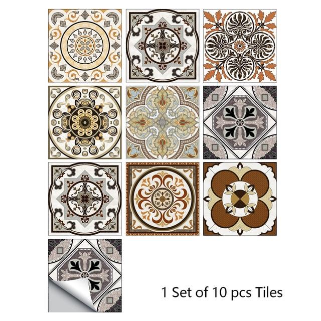 Portuguese Tiles Azulejo Decorative Stickers (10pcs)