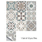 Portuguese Tiles Azulejo Decorative Stickers (10pcs)