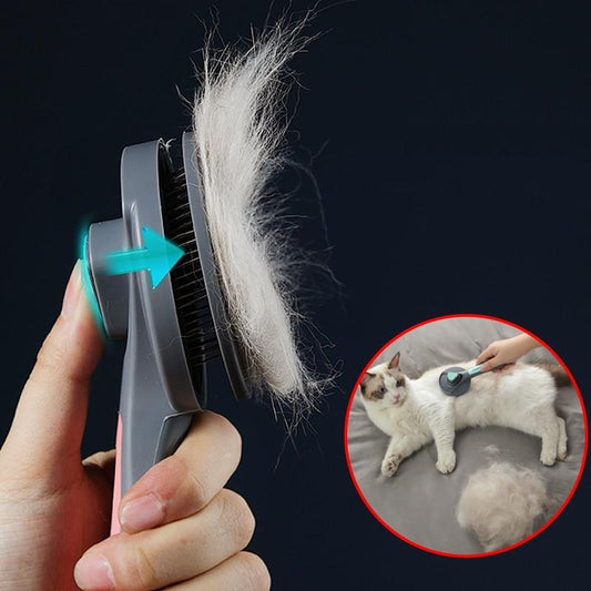Self-Cleaning Universal Pets Grooming Comb