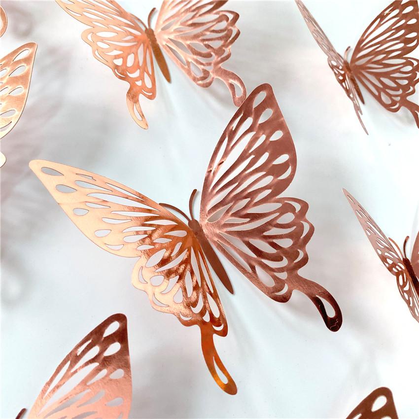 3D Butterfly Wall Decor Stickers (12PCS Set)