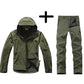 Tactical  Soft Shell Waterproof Winter Set ( 8 colors) - Indigo-Temple