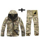 Tactical  Soft Shell Waterproof Winter Set ( 8 colors) - Indigo-Temple