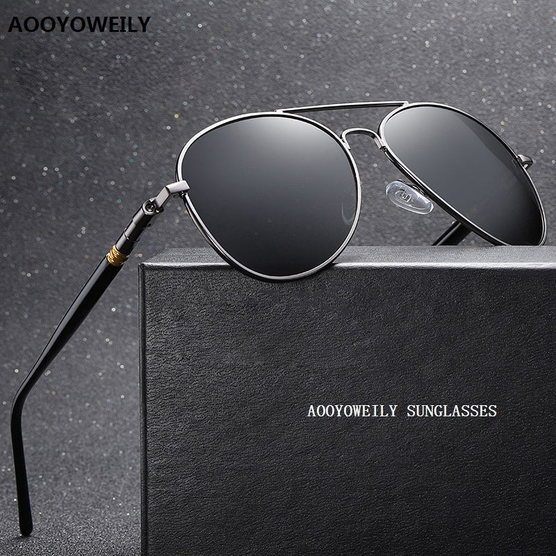 Vintage Polarized Pilot Sunglasses