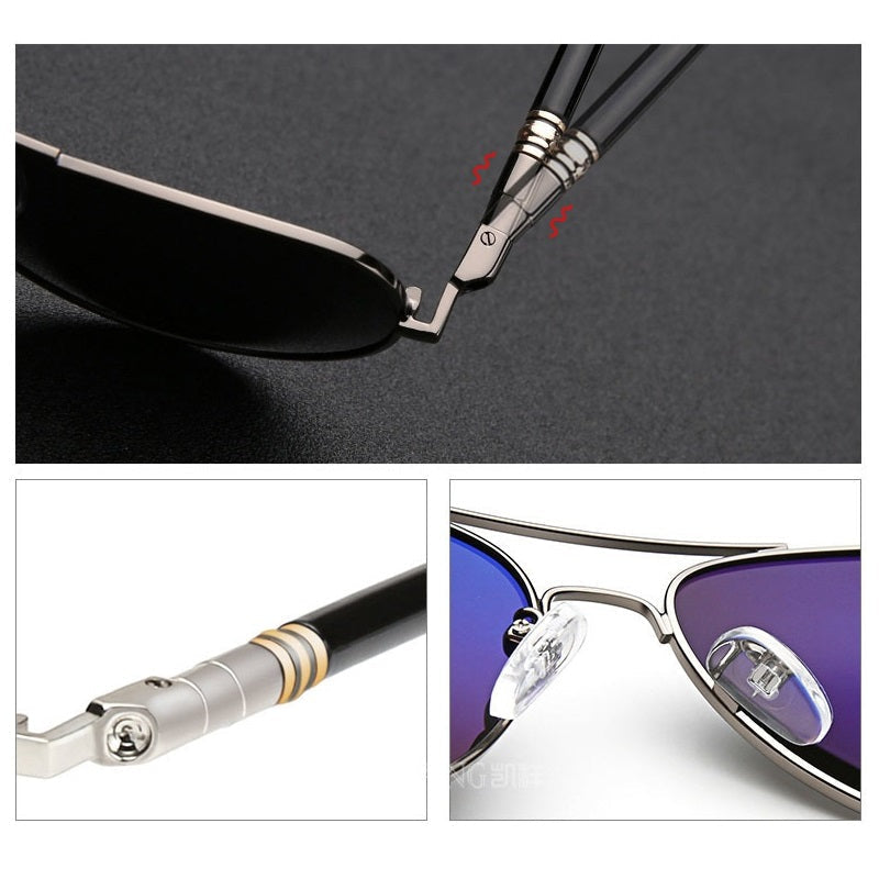 Vintage Polarized Pilot Sunglasses