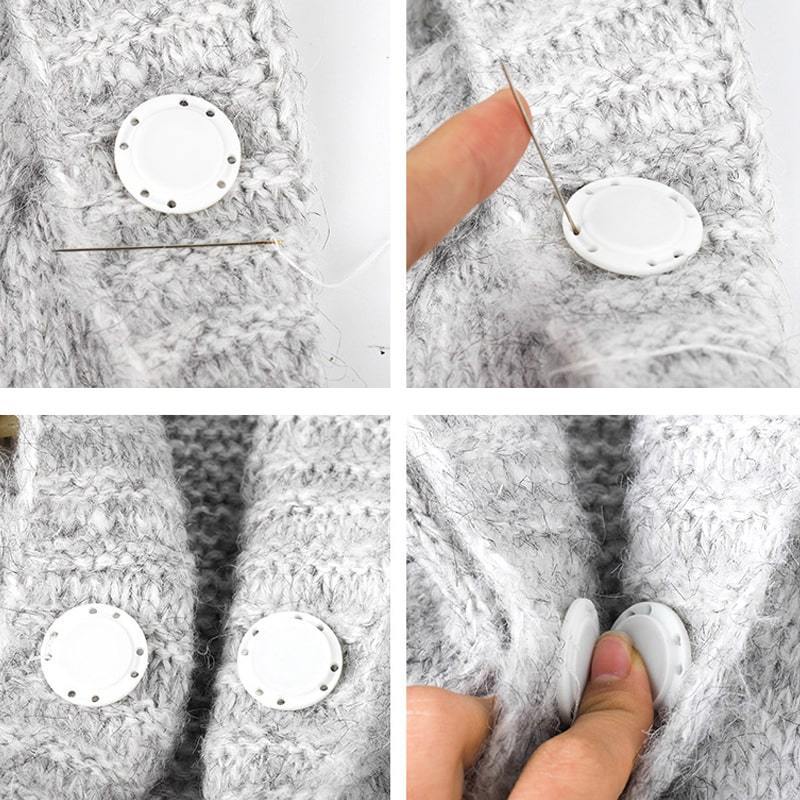 DIY Magnet Snap Double Sided Buttons (5 pairs)