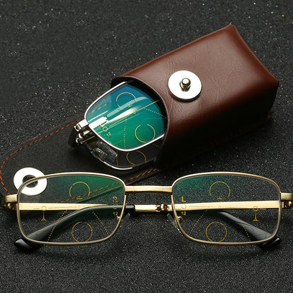 Folding Anti Blue Ray Presbyopic Reading Glasses