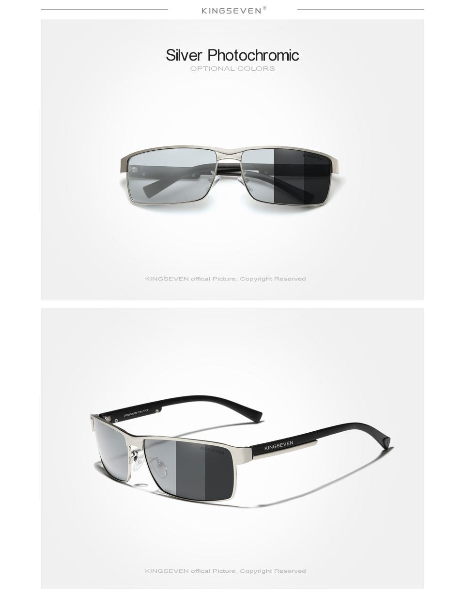 KINGSEVEN™ Photochromic Driving Polarized Anti-glare Sunglasses