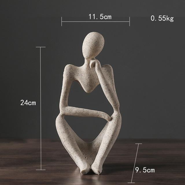 Ancient Greece Abstract Thinker Statue