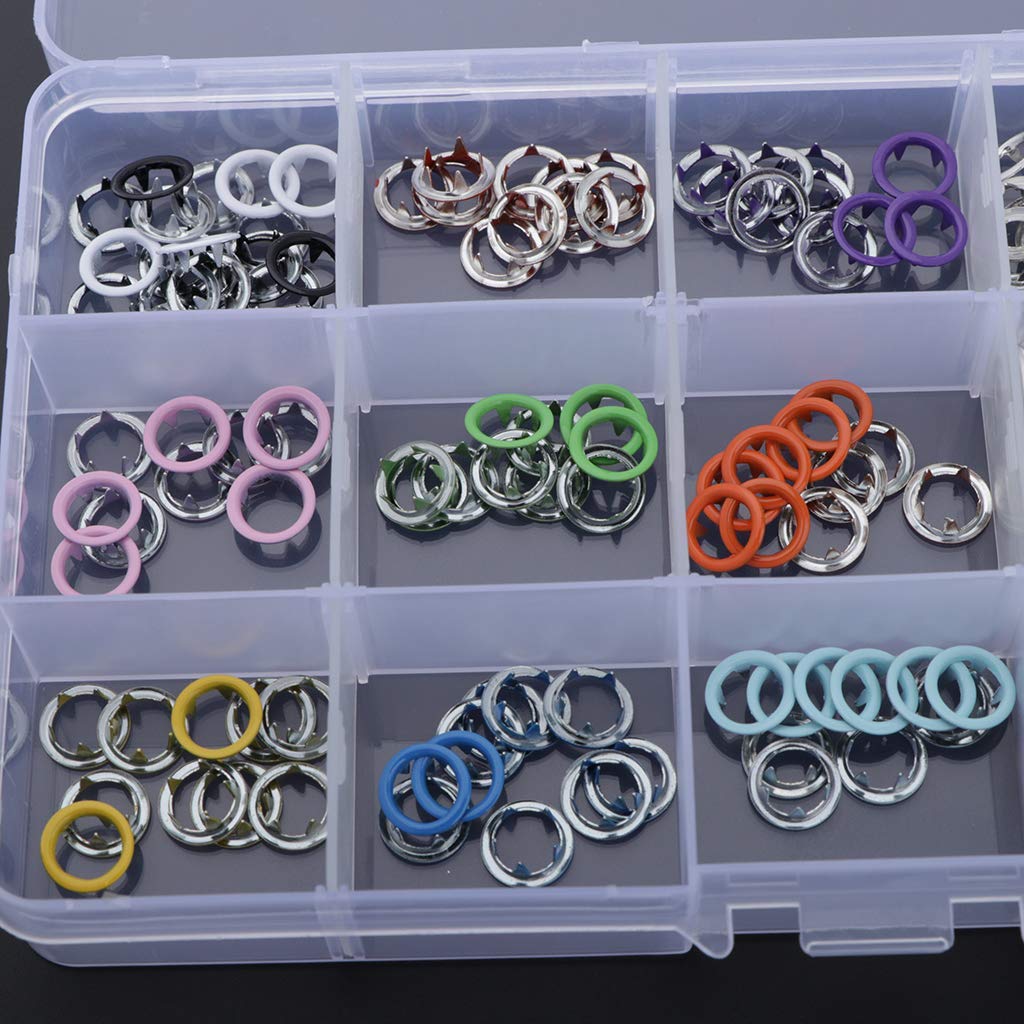 Metal Snaps Buttons with Fastener Pliers Press Kit