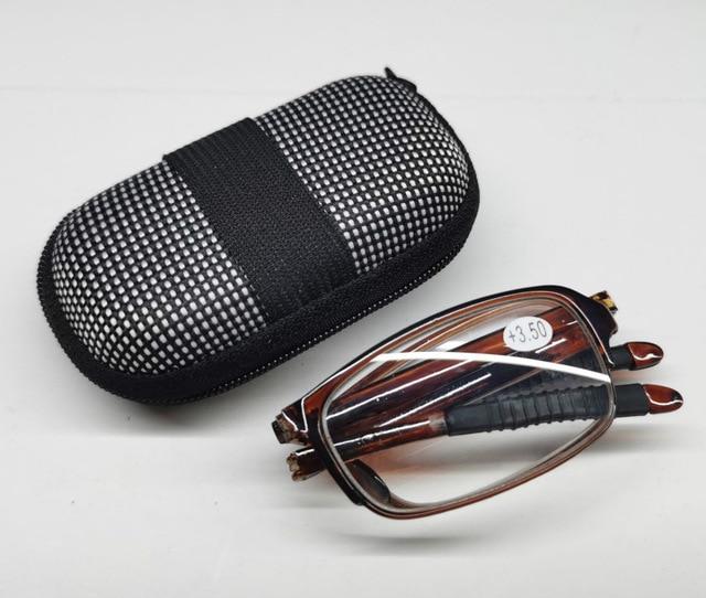 Foldable Unisex Reading Glasses With Case