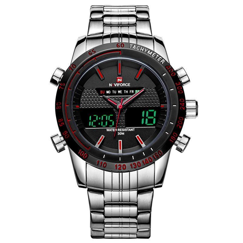 G191 Full Steel Military Wrist Watch (6 colors) - Indigo-Temple