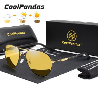 CoolPandas™ Aviation Photochromic Polarized Sunglasses