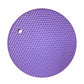 Soft Silicone Kitchen Plum Blossom Heat Insulation - Indigo-Temple