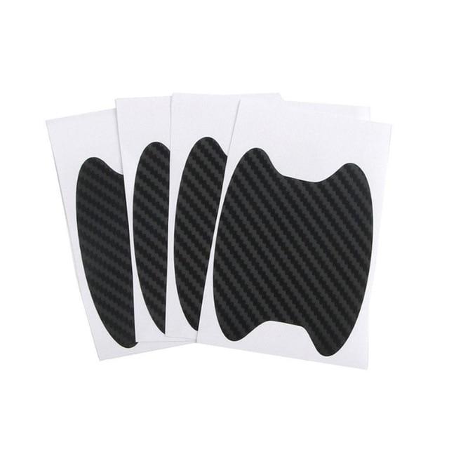 Carbon Fiber Protective Car Handle Pad (4pcs)