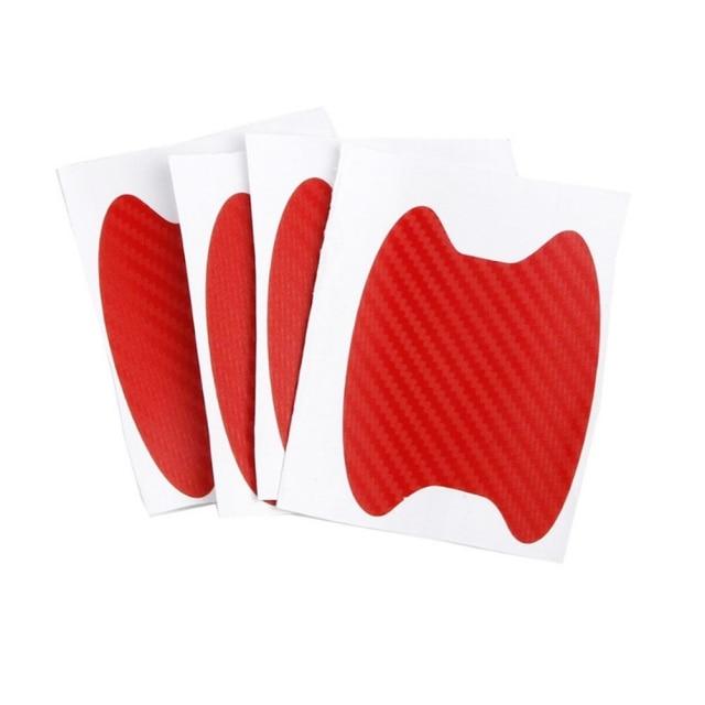 Carbon Fiber Protective Car Handle Pad (4pcs)
