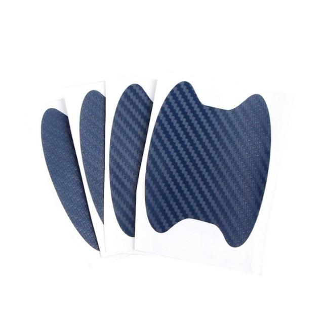 Carbon Fiber Protective Car Handle Pad (4pcs)