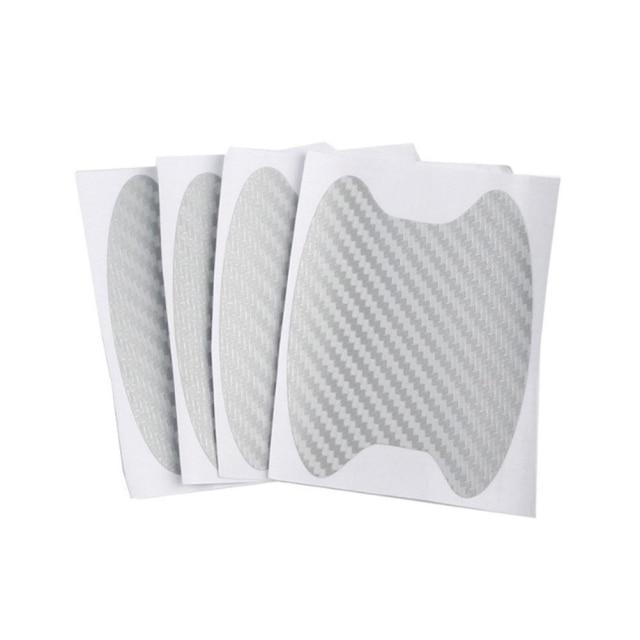 Carbon Fiber Protective Car Handle Pad (4pcs)