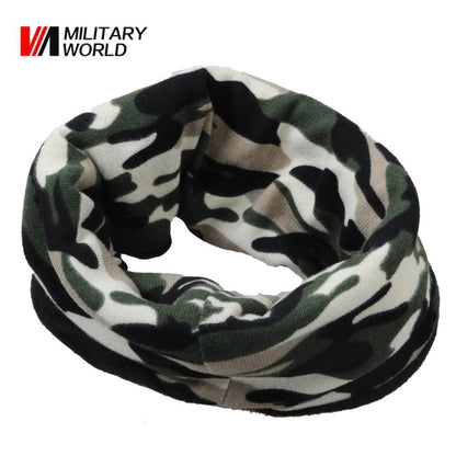 Tactical  3 in 1 Camo Hat /Face Mask/ Scarf - Indigo-Temple