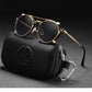 KDEAM™ Retro Steampunk Clip On Sunglasses