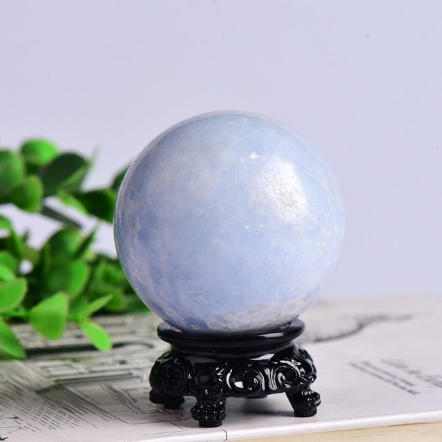 Natural Dream Crystal Quartz Ball With Decorative Base