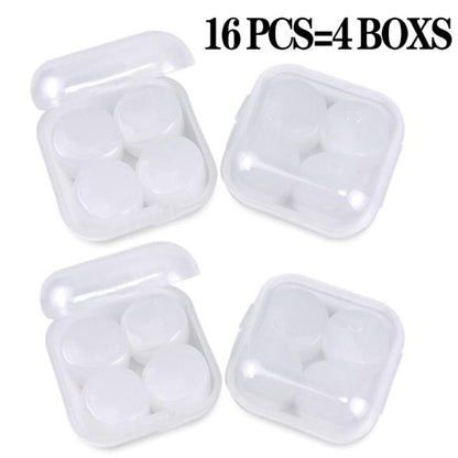 Noise Cancelling Silicone Ear Plugs (16 pcs)