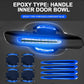 Reflective Car Door Handle Protection 3D Sticker (8 Pcs)