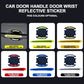 Reflective Car Door Handle Protection 3D Sticker (8 Pcs)