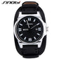 Luxury Leather Military Watch - Indigo-Temple