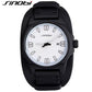 Luxury Leather Military Watch - Indigo-Temple