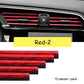 Stylish Car AC Vent Decor Strips (10 pcs)