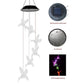 Solar LED Lights Hummingbird Wind Chimes