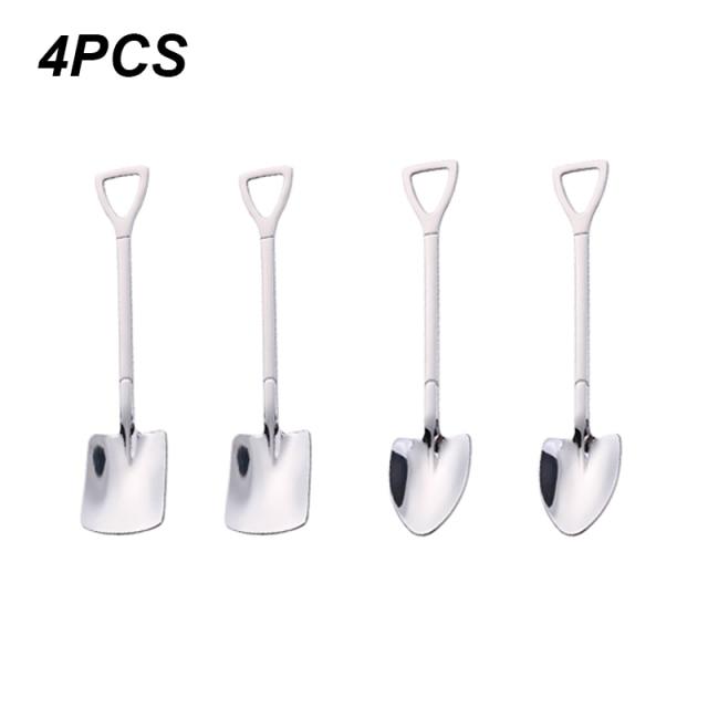 Creative Dessert Ice Cream Spoons (4pcs)