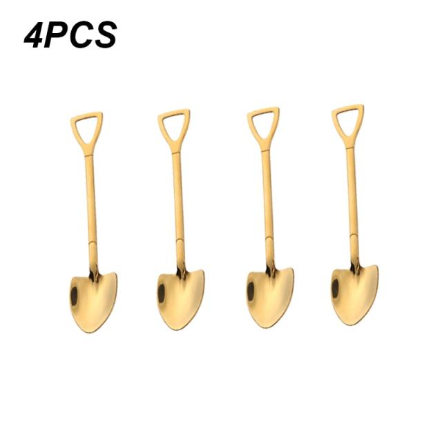 Creative Dessert Ice Cream Spoons (4pcs)