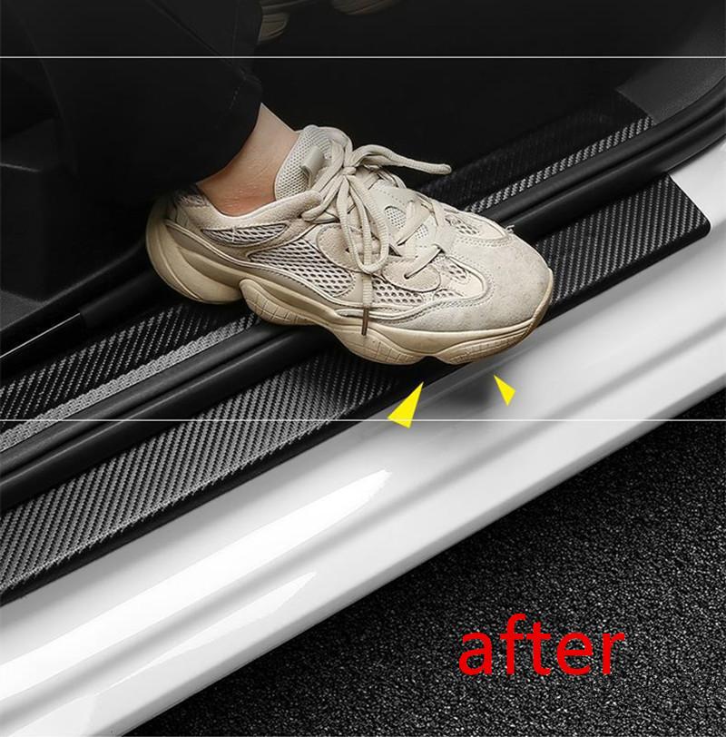 Carbon Fiber DIY Car Door Sill Guard