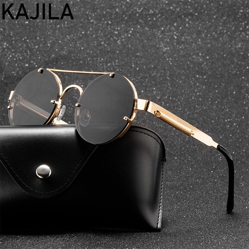KAJILA™ Round Steampunk Sunglasses