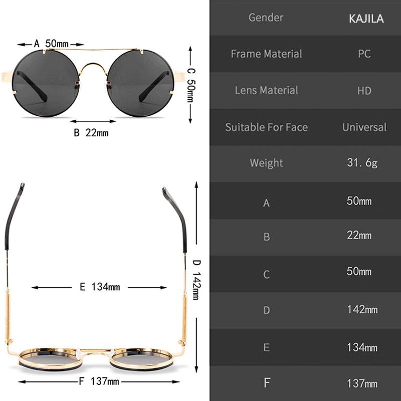 KAJILA™ Round Steampunk Sunglasses