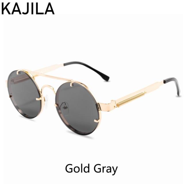 KAJILA™ Round Steampunk Sunglasses