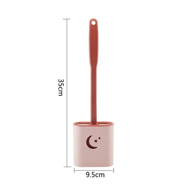 Wall Hanging Smart Silicone Toilet Brush