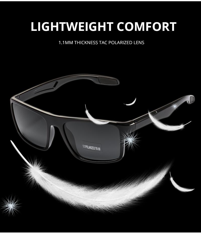 KDEAM™ Ultra Light Polarized Sunglasses For Men
