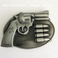Gun Metal belt buckle - Indigo-Temple