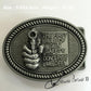 3D Belt Buckle For Men - Indigo-Temple